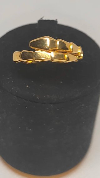 Anillo Serpiente Oro Hueco