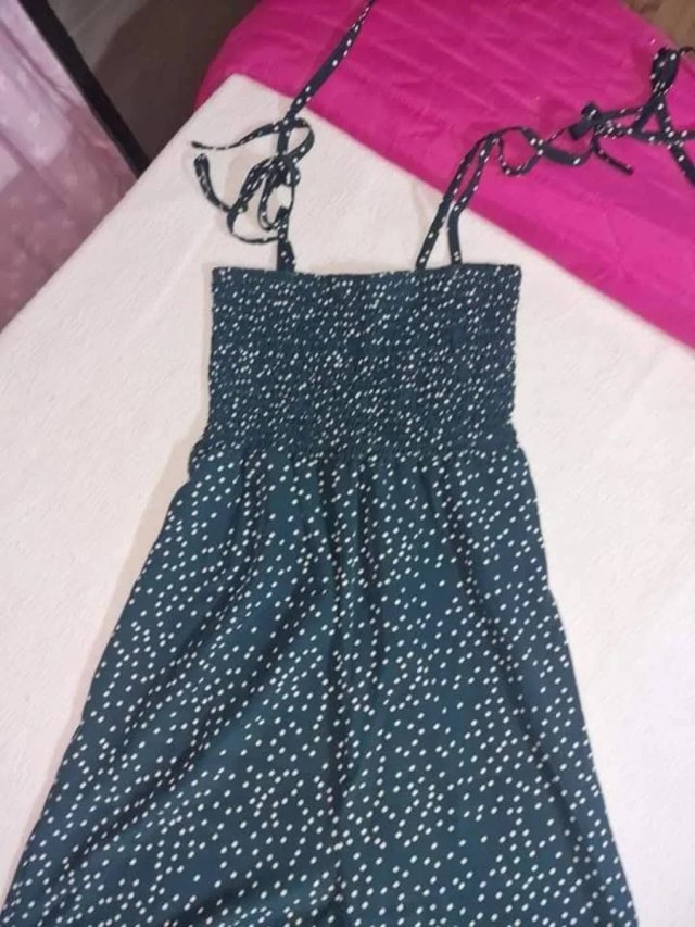 Mono Shein lunares verde