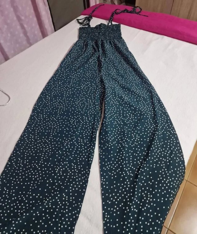 Mono Shein lunares verde