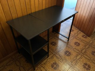 Mesa de dibujo plegable negra