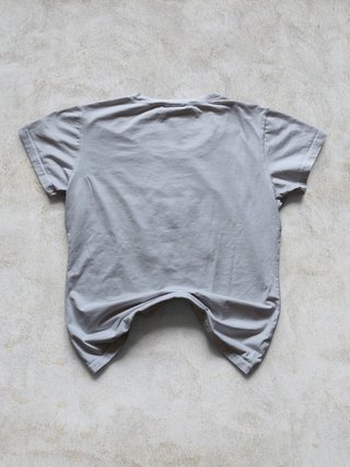 Camiseta Gucci Mujer Gris Logo Brillante Premium