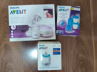Lote Philips Avent: Extractor, Calentador y vasito
