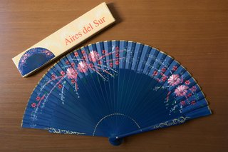 Abanicos pintados a mano Aires del Sur
