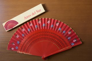 Abanicos pintados a mano Aires del Sur