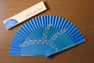 Abanicos pintados a mano Aires del Sur
