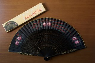 Abanicos pintados a mano Aires del Sur