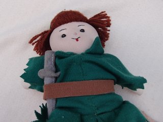 Muñeco de trapo reversible 2 en 1 Peter Pan