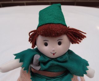 Muñeco de trapo reversible 2 en 1 Peter Pan