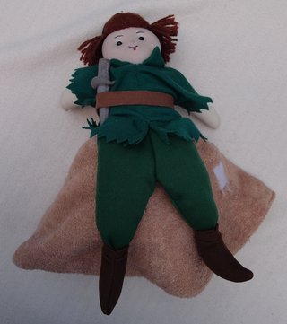 Muñeco de trapo reversible 2 en 1 Peter Pan