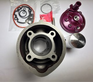 Kit cilindro 74cc am6  y carburador 21 keihin