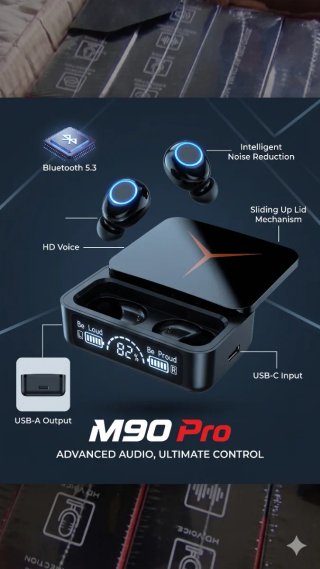 Audífonos Bluetooth y Batería Externa