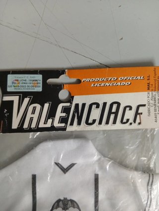 Mini camiseta Valencia C.F. oficial