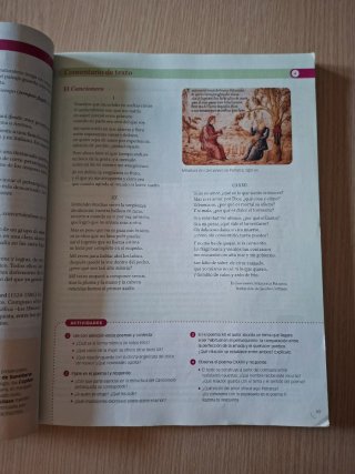 Literatura Universal, 1° Bachillerato. Santillana