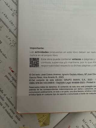 libros matematicas B 4 eso