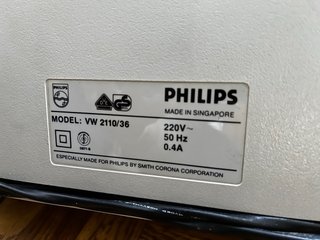Máquina de escribir PHILIPS electrónica portátil