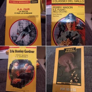 Lotto, stock, set di 24 libri gialli. ITALIANO