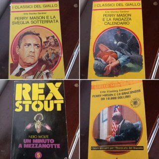 Lotto, stock, set di 24 libri gialli. ITALIANO