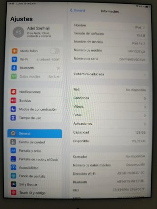 Apple iPad Air 2 Plata