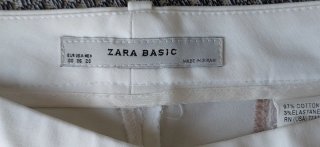 Pantalón blanco Zara