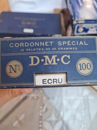 10 gomitoli cotone DMC uncinetto 20 gr Ecru'