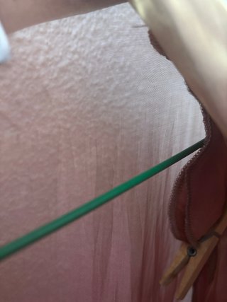 Chaqueta transparente con hombreras