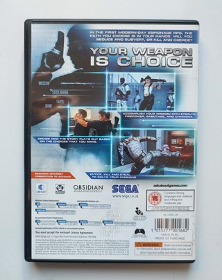 Juego PC Alpha Protocol Edición Física Completa