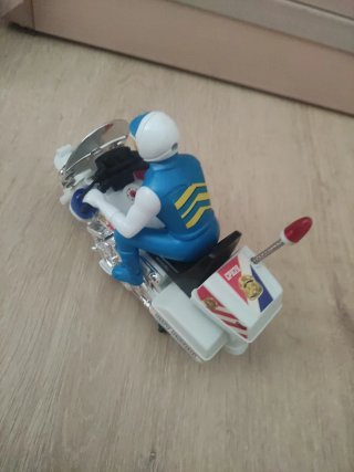 Moto policía de juguete