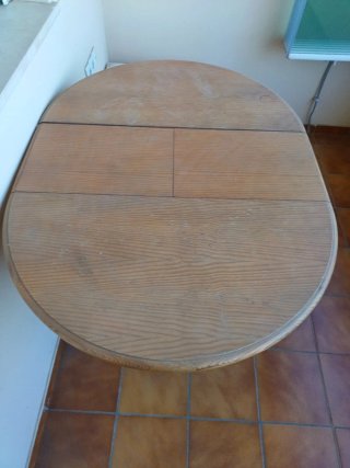 Mesa madera redonda 90