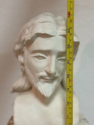 Imagen de santo en terracota