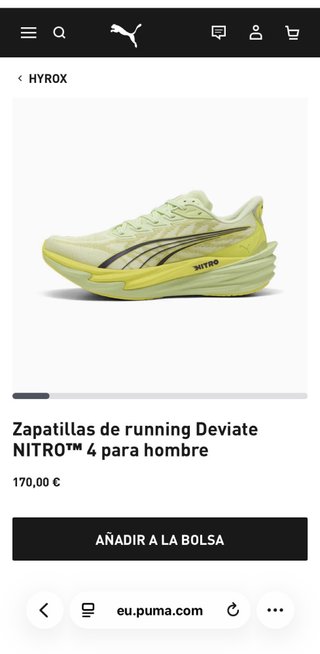 Zapatillas Puma Deviate NITRO 4 Hombre