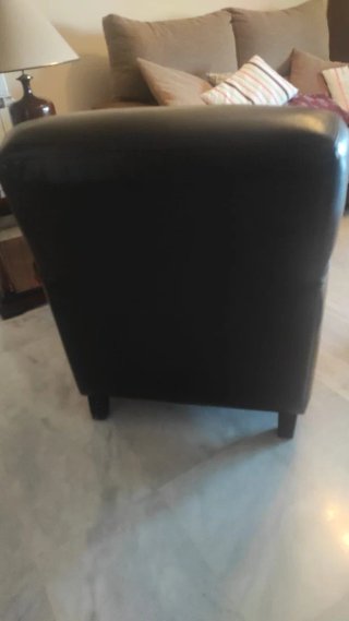 Sillón marrón chocolate