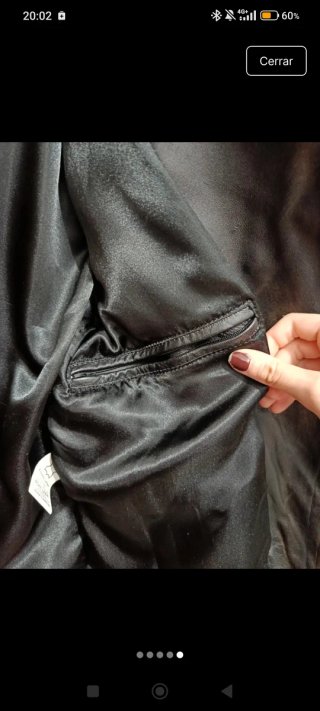 Chaqueta de cuero real hombre