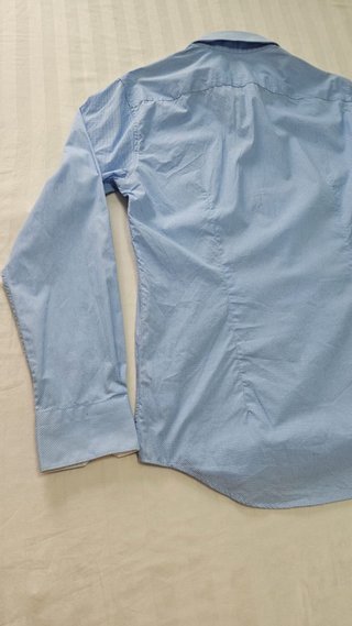 Camisa Tommy Hilfiger Slim Fit Azul Talla L