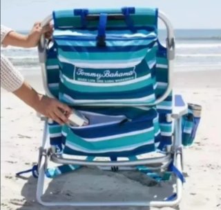 2 azules sillas Tommy Bahama