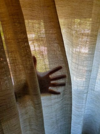 Cortinas Lino Natural blanco MIULEE 245x140