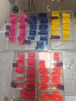 11 cajas Tips para uñas postizas
