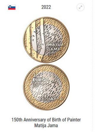Moneda 3€ Eslovenia Capital Europea Cultura 2025
