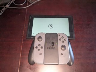 Nintendo Switch 1 Gris y Negro + Estuche