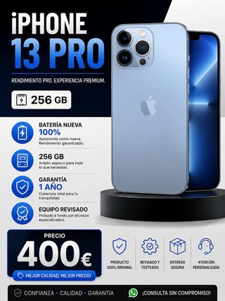 iPhone 13 Pro 256 GB Azul