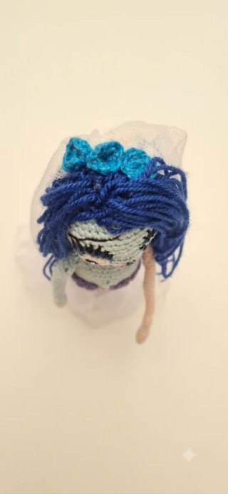 Muñeca La Novia Cadáver Amigurumi