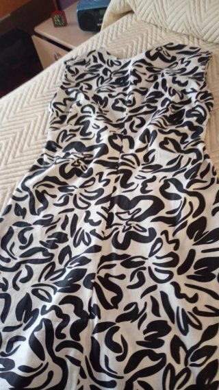 Vestido midi estampado