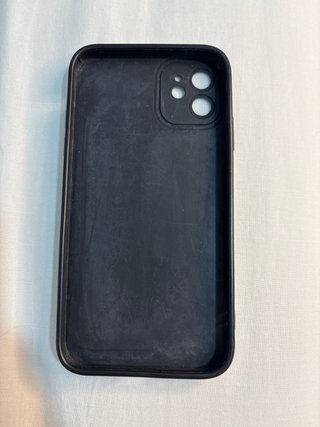 Funda iPhone 11 Negra Estampado Leopardo