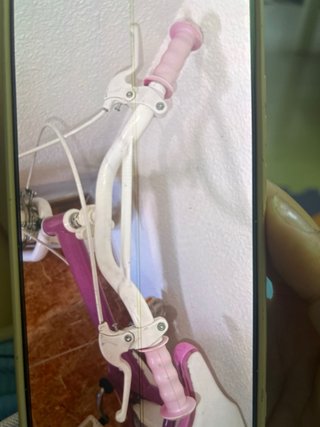 Bicicleta de niña rosa