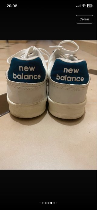 Zapatillas New Balance Blancas y Azules