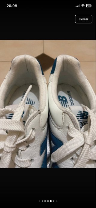 Zapatillas New Balance Blancas y Azules