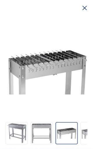 Barbacoa/Parrilla Carbón Metal  NUEVA