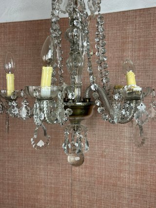 Lámpara colgante Cristal