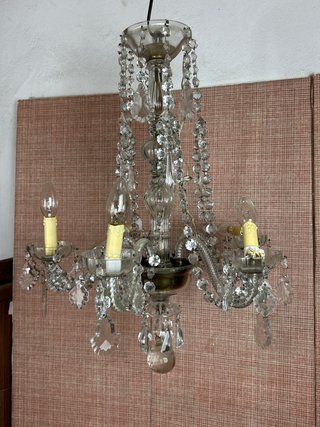 Lámpara colgante Cristal