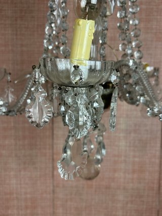 Lámpara colgante Cristal