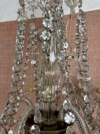 Lámpara colgante Cristal
